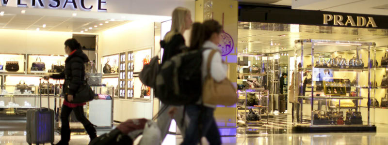 Världens 10 bästa flygplatser för shopping i lyxklassen