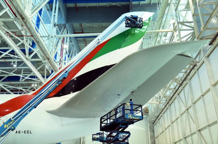 Emirates sparer 11 mio. liter vand årligt på at tørvaske flyene - 1