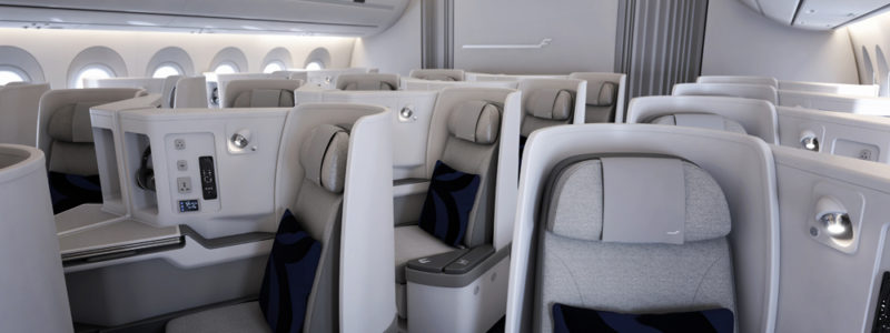 Finnair med ny businessclass som er inspirert av norden