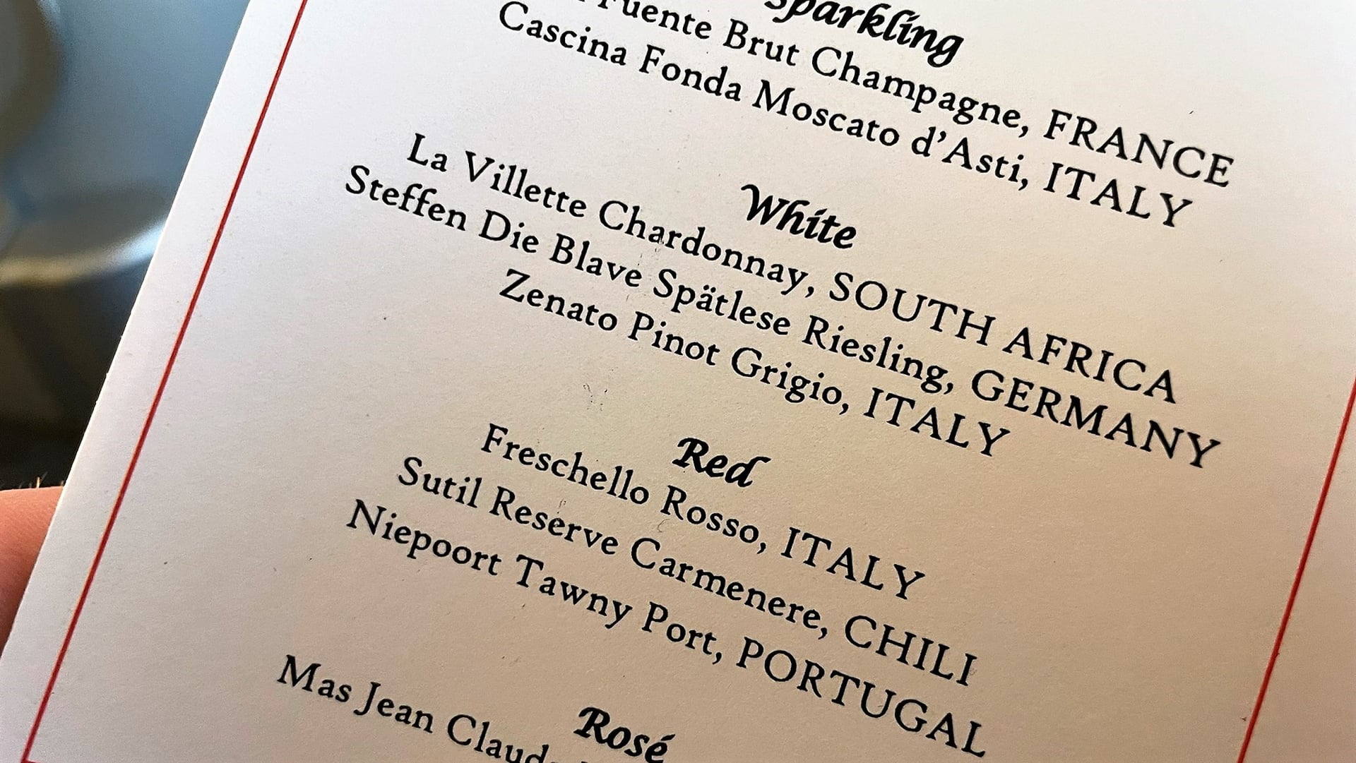 Airline review Beverages - Surinam Airways - 7