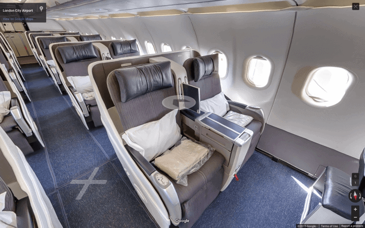 Gå på opdagelse i British Airways Business Class med Google Street View - 4