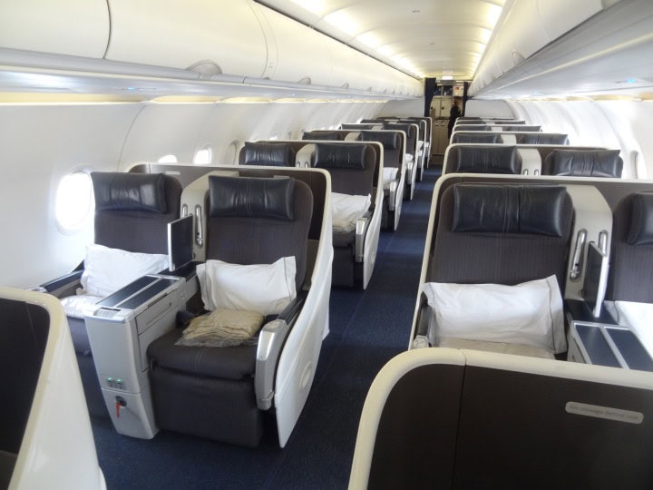 All-business class mellom London City og New York