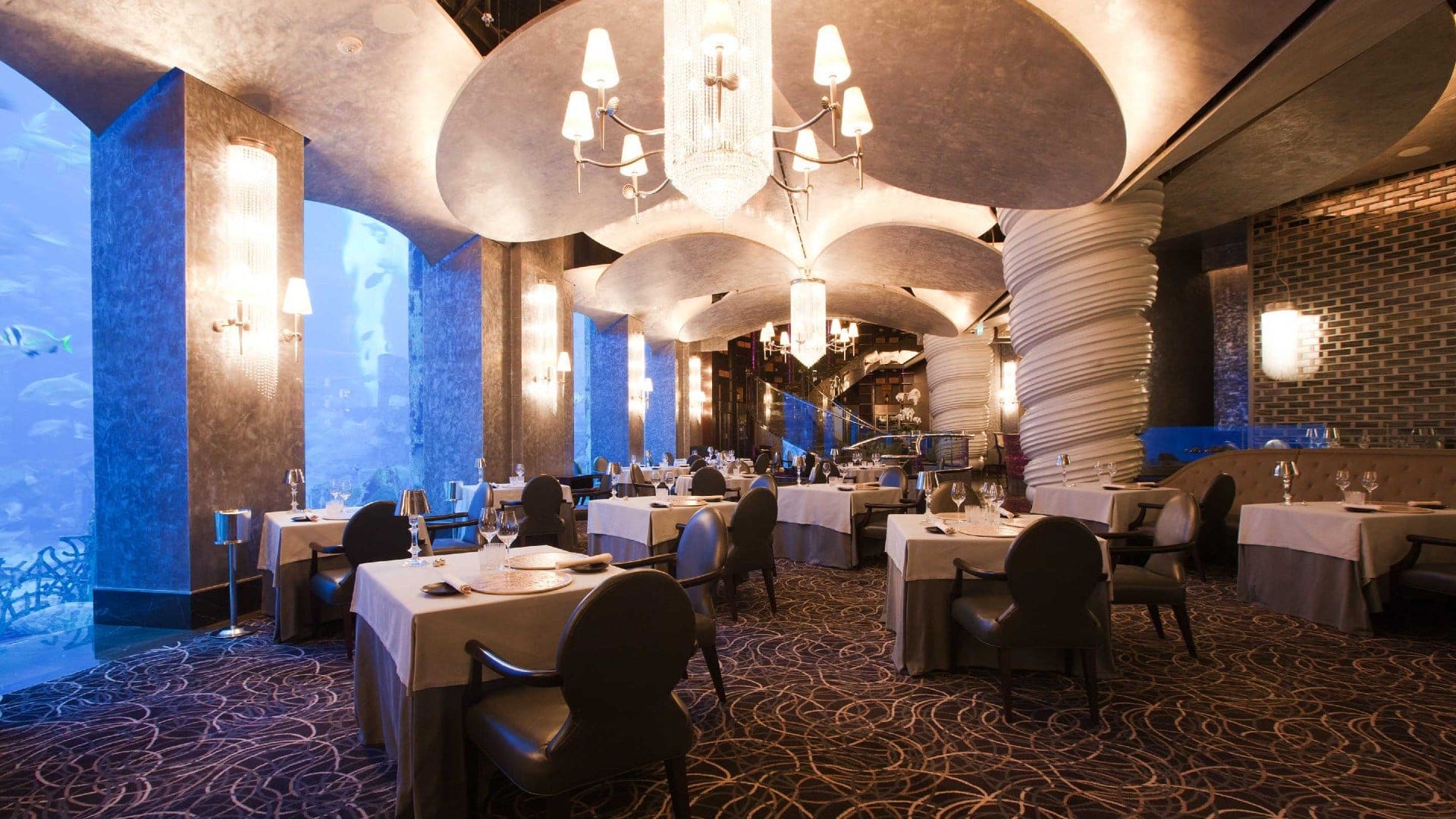 Ossiano resturant dubai 