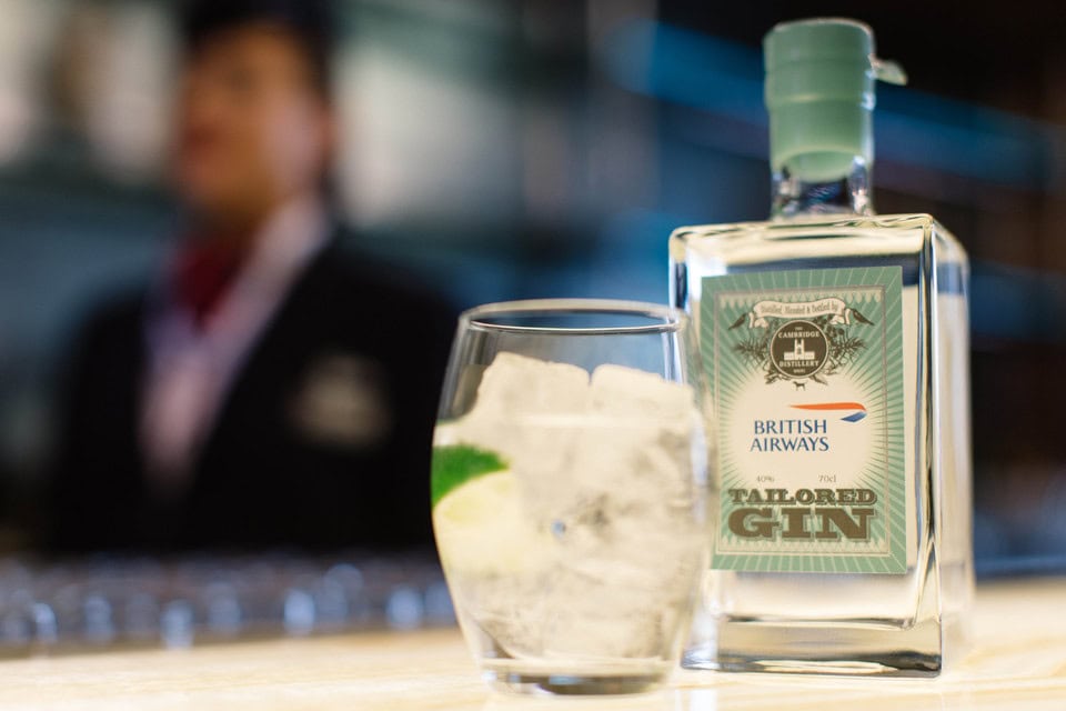 British Airways producerar gin i toppklass