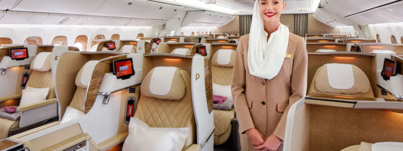 Oppgradert businessclass hos Emirates