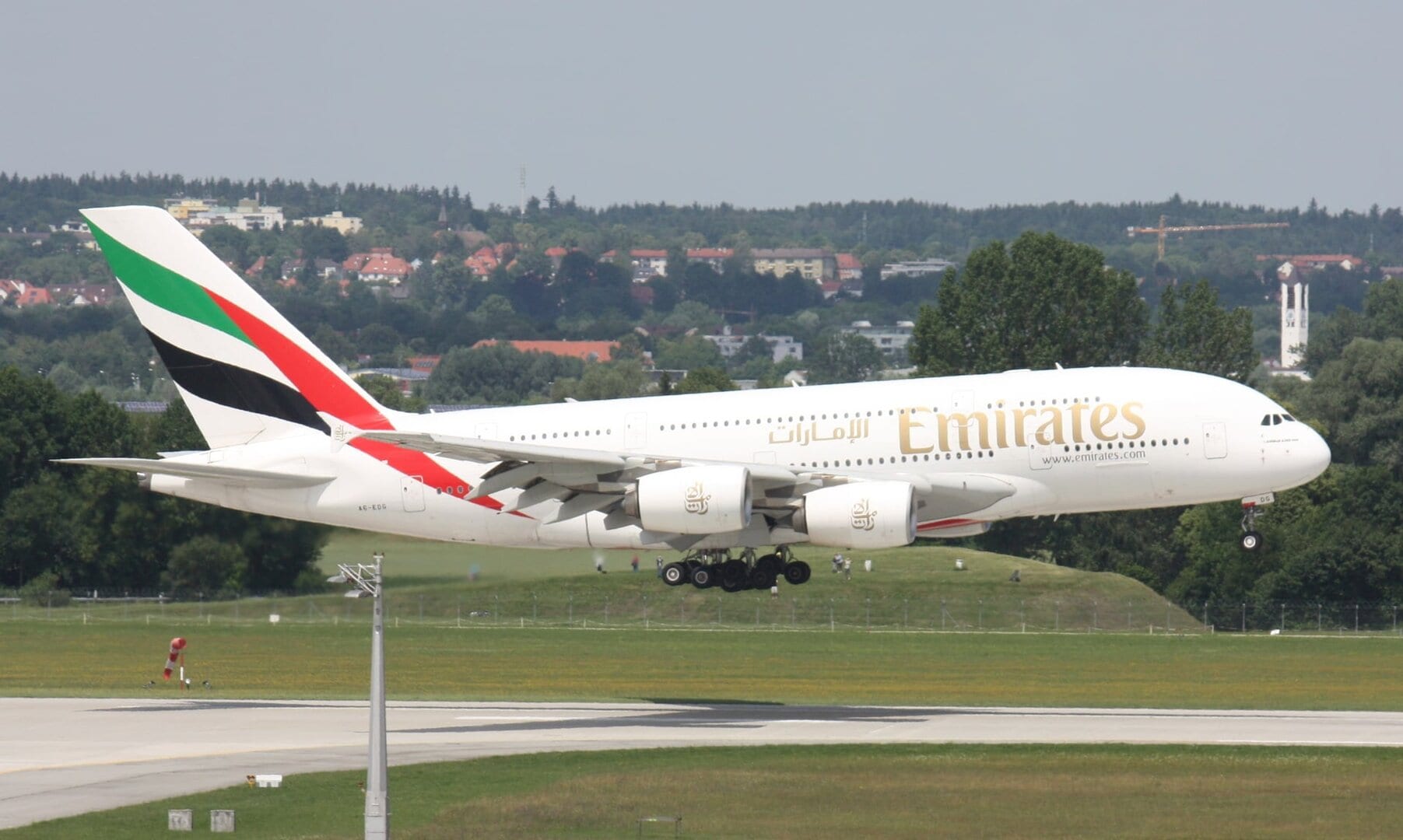 Emirates’ A380 touches down in Birmingham
