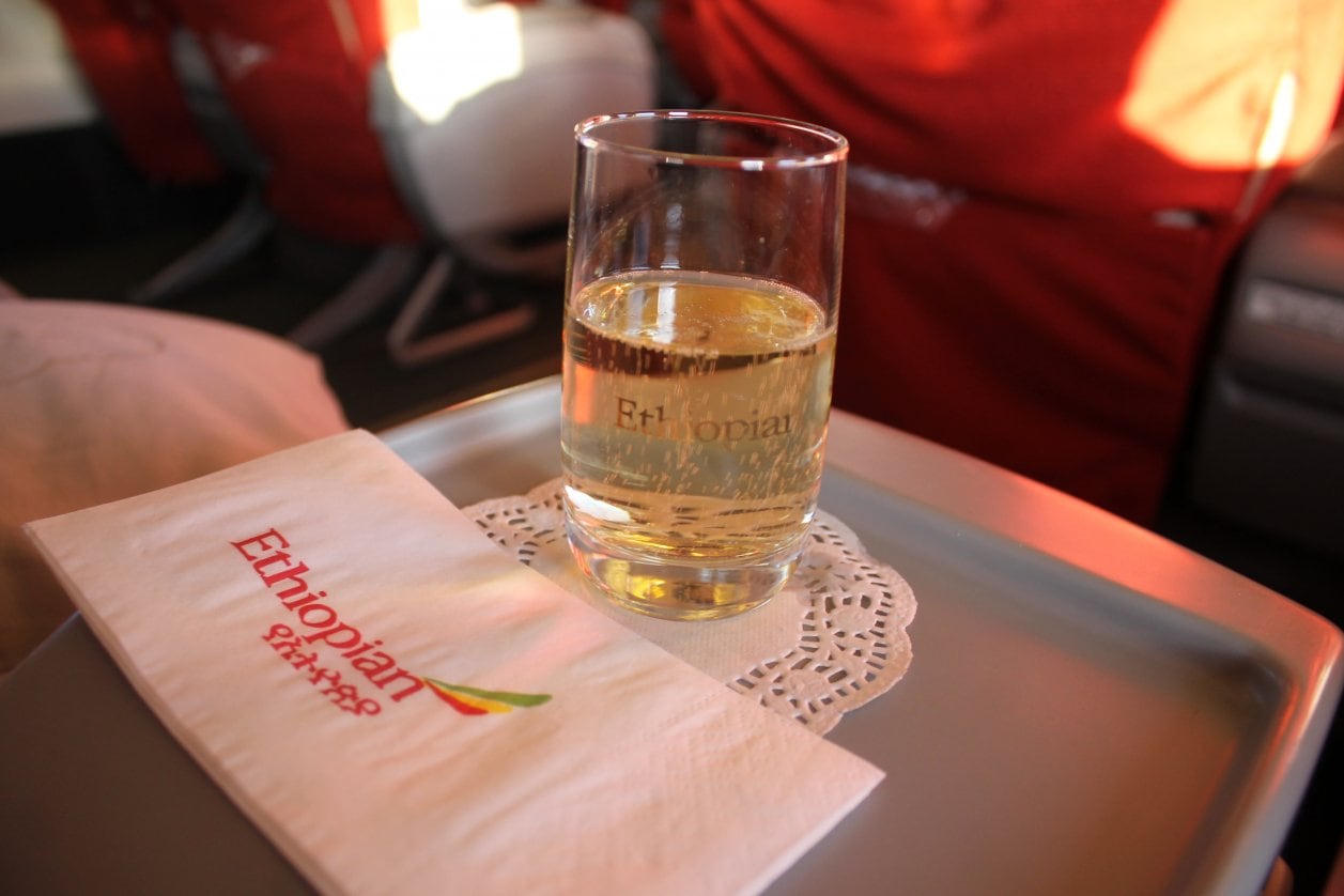 En sista flygning med Ethiopian Airlines business class Stockholm-Rom