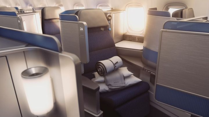 United Airlines nya Polaris Business Class har haft premiär - 2