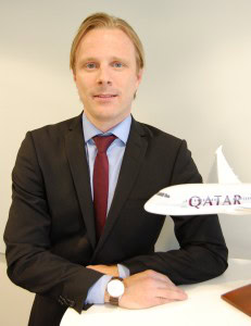 Fem spørsmål til Christian Deresjö, Qatar Airways Skandinaviske sjef