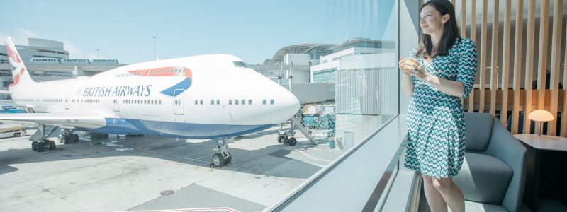 Dette er British Airways´ nye lounge i San Fransisco