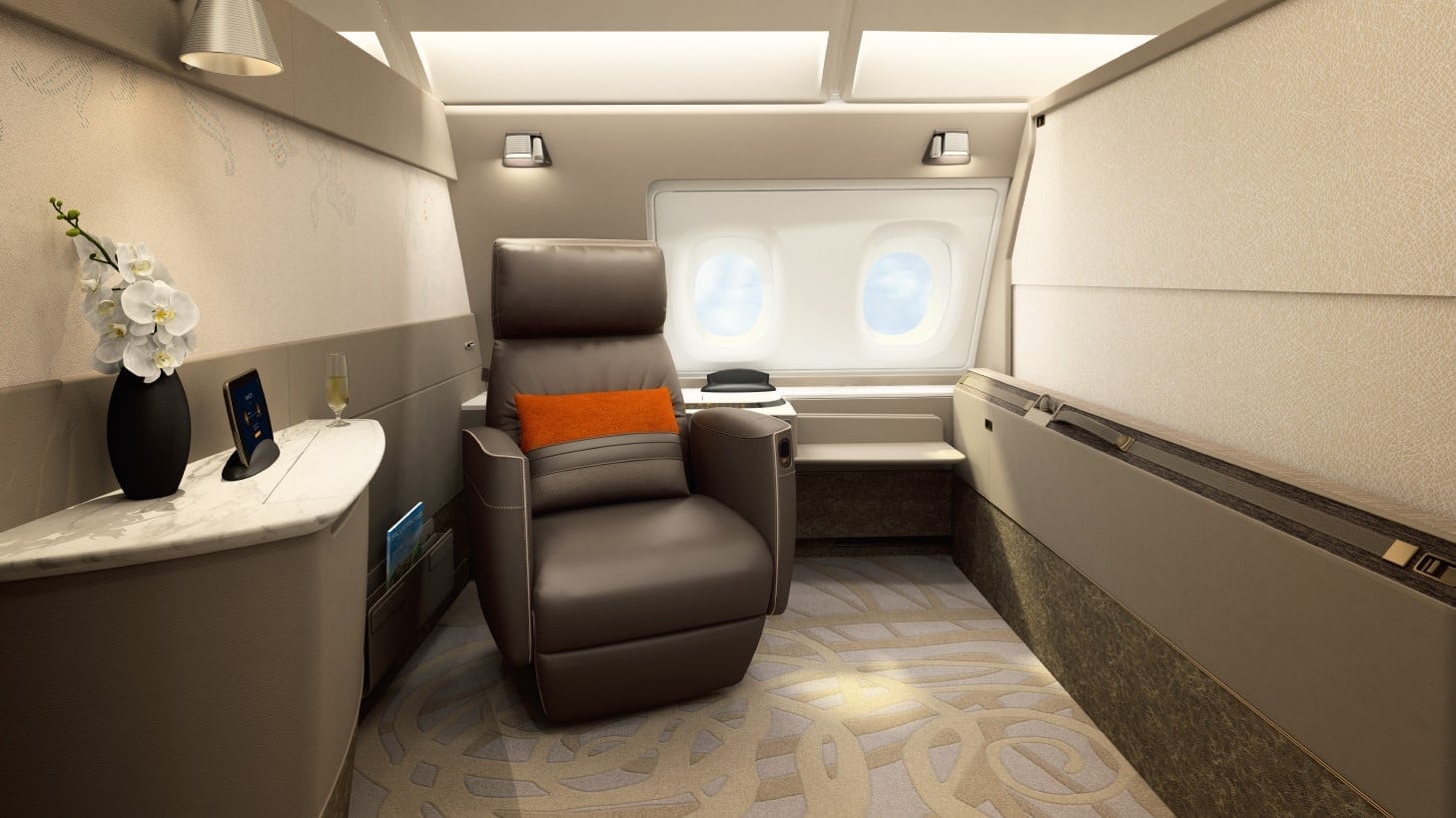 Airline review Cabin & Seat - Singapore Airlines - 4