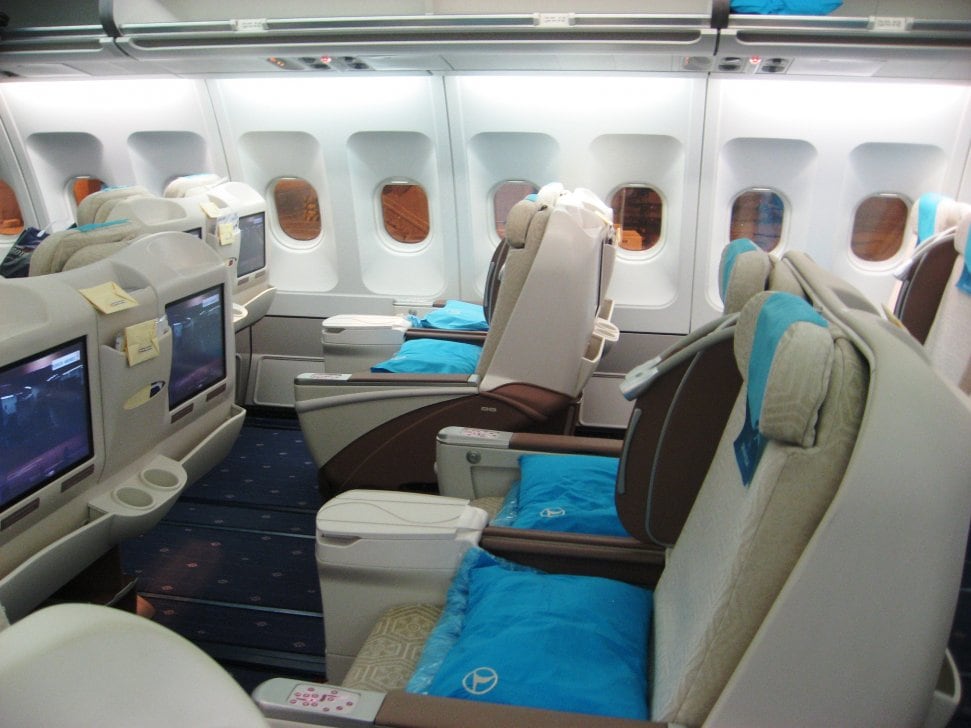 Istanbul-Seoul med Turkish Airlines i Business Class