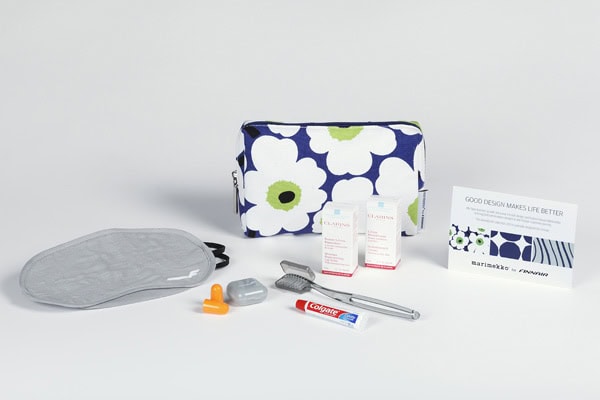 Finnair introduces new business class amenities by Marimekko and L:A Bruket