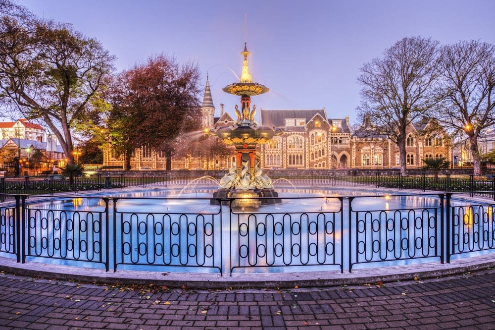 Emirates flyr til Christchurch