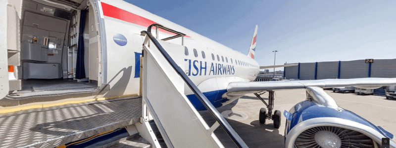 Gå på opdagelse i British Airways Business Class med Google Street View