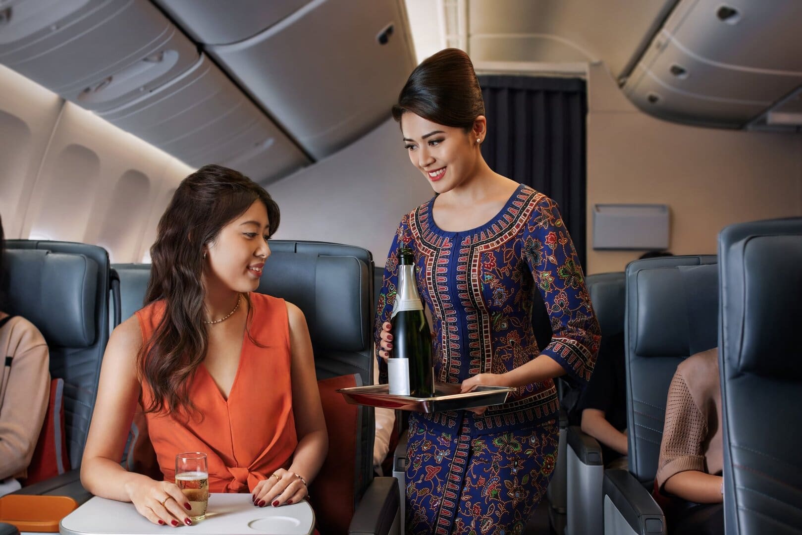 Singapore Airlines - new Premium Economy Dining Choices and Amenity Kit