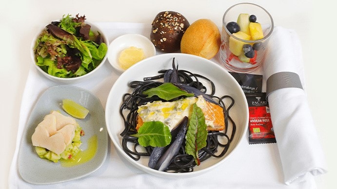 LATAM serves new Business Class menu
