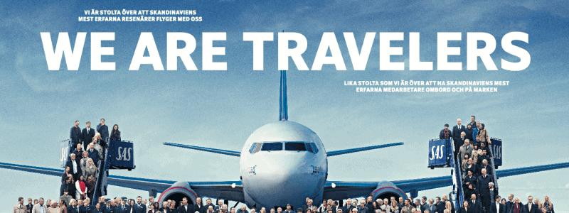 SAS lancerer nyt livsstilskoncept for erfarne rejsende - "We Are Travelers"