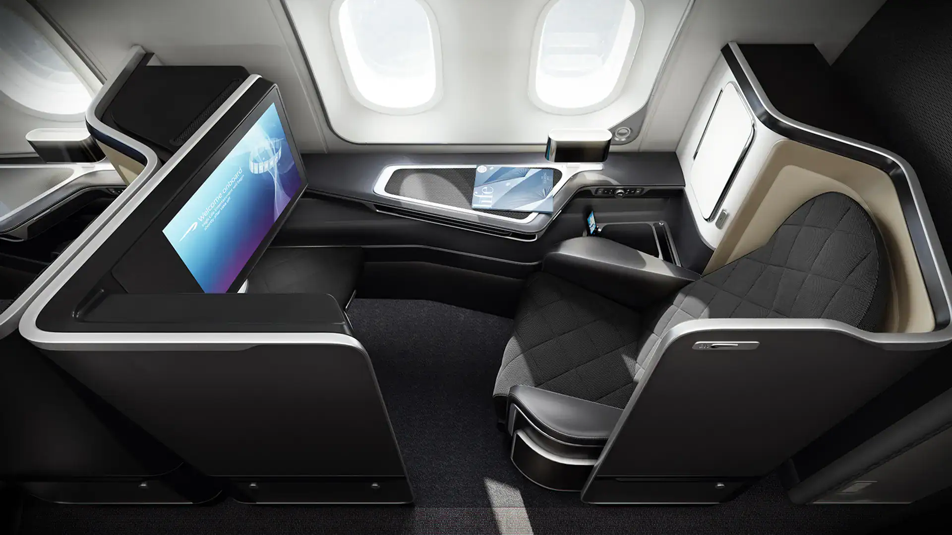 british airways first class cabin