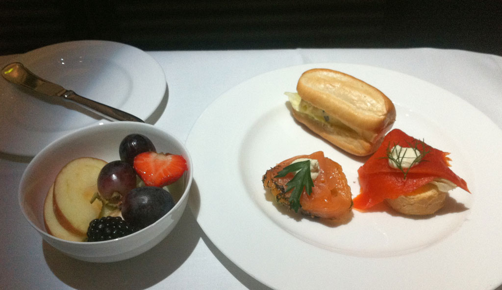 Första klass till New York del 2: Lufthansa First Class A340-600 - 8