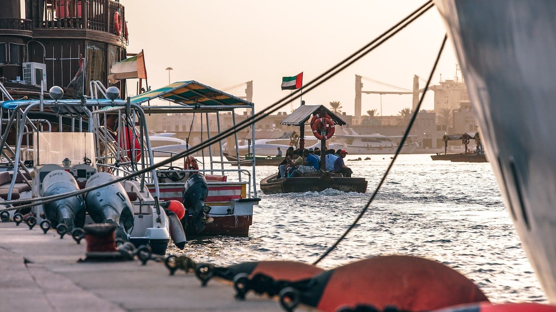 another view of The Deira Creek from the port