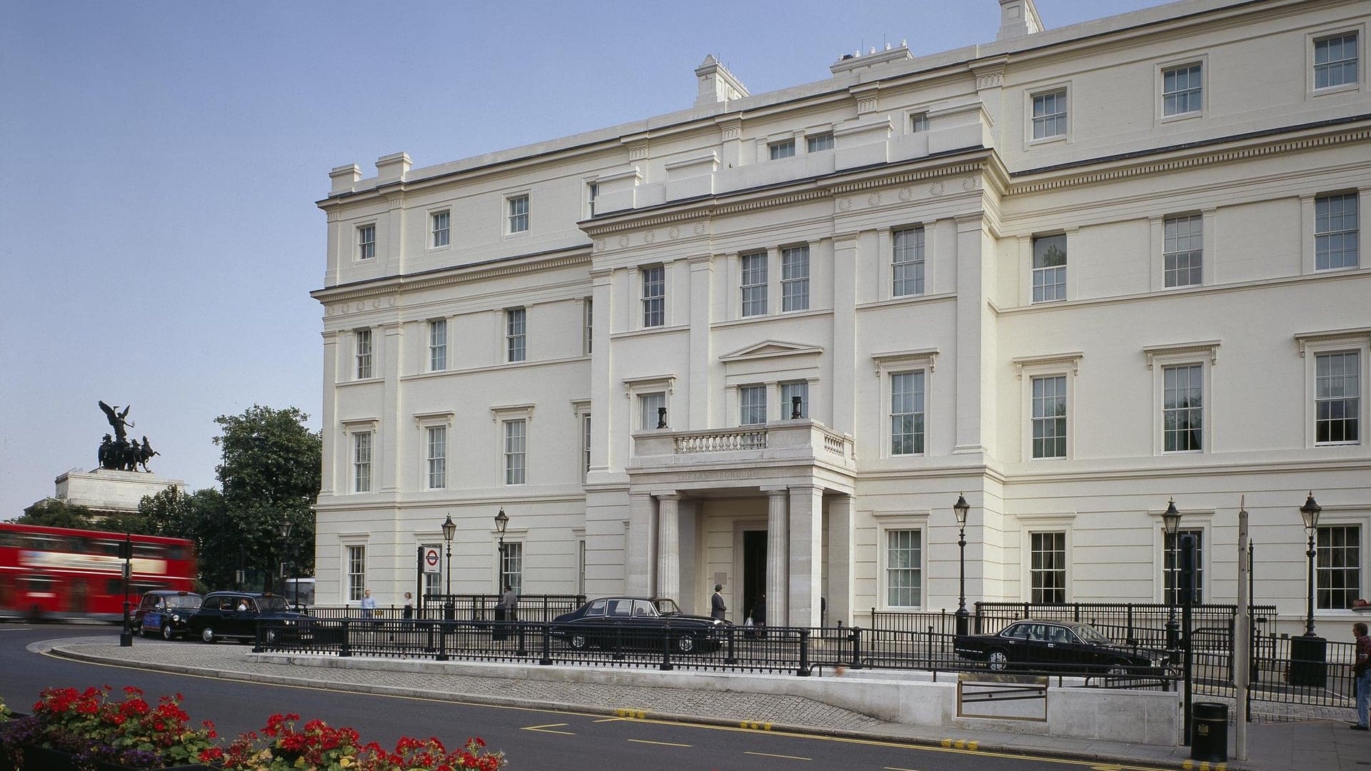 The front of the Lanesborough, london.