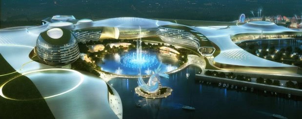 Store planer for Incheon-lufthavnen i Seoul