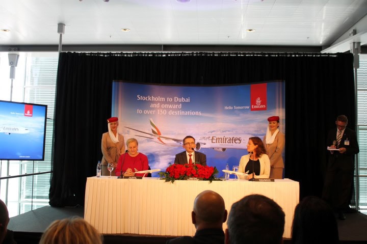 Invigning av Emirates nya flyglinje Stockholm Arlanda-Dubai - 3