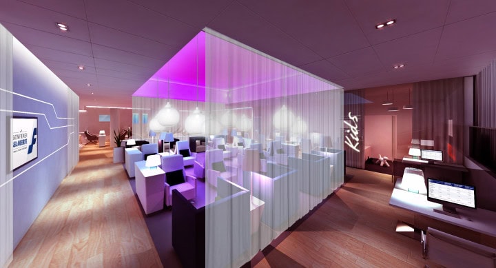 Första bilderna på Finnairs nya lounge i Helsingfors med spa och bastu - 4