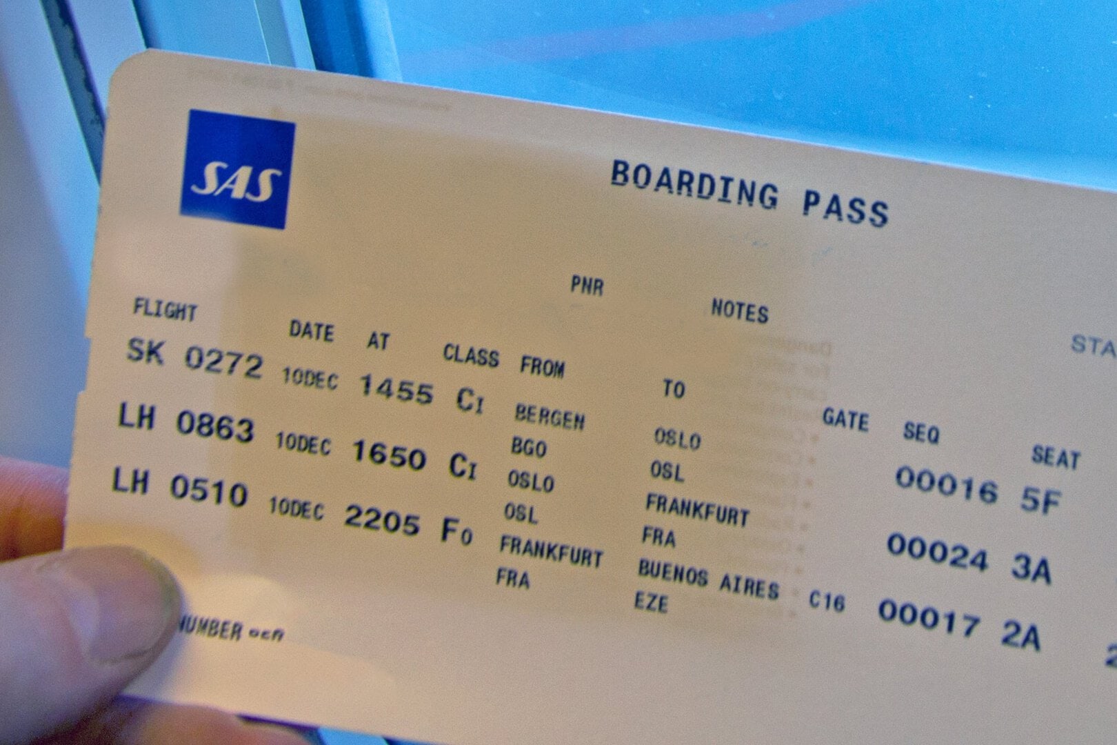 Medlemsanmeldelse: Lufthansa First Class, Frankfurt - Buenos Aires