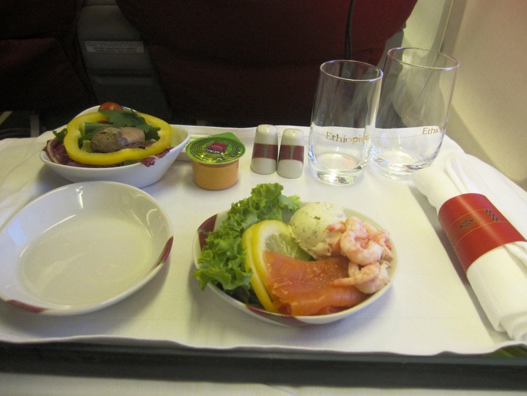 Ett guldkorn på Arlanda - Ethiopian Airlines Business Class till Rom - 9