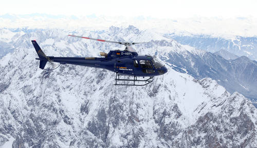 Lufthansa lancerer ny helikopterservice fra München til skiområderne i Alperne