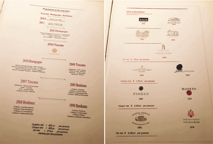 Enoteca Pinchiorri, från vinbar till tre stjärnig restaurang - 7