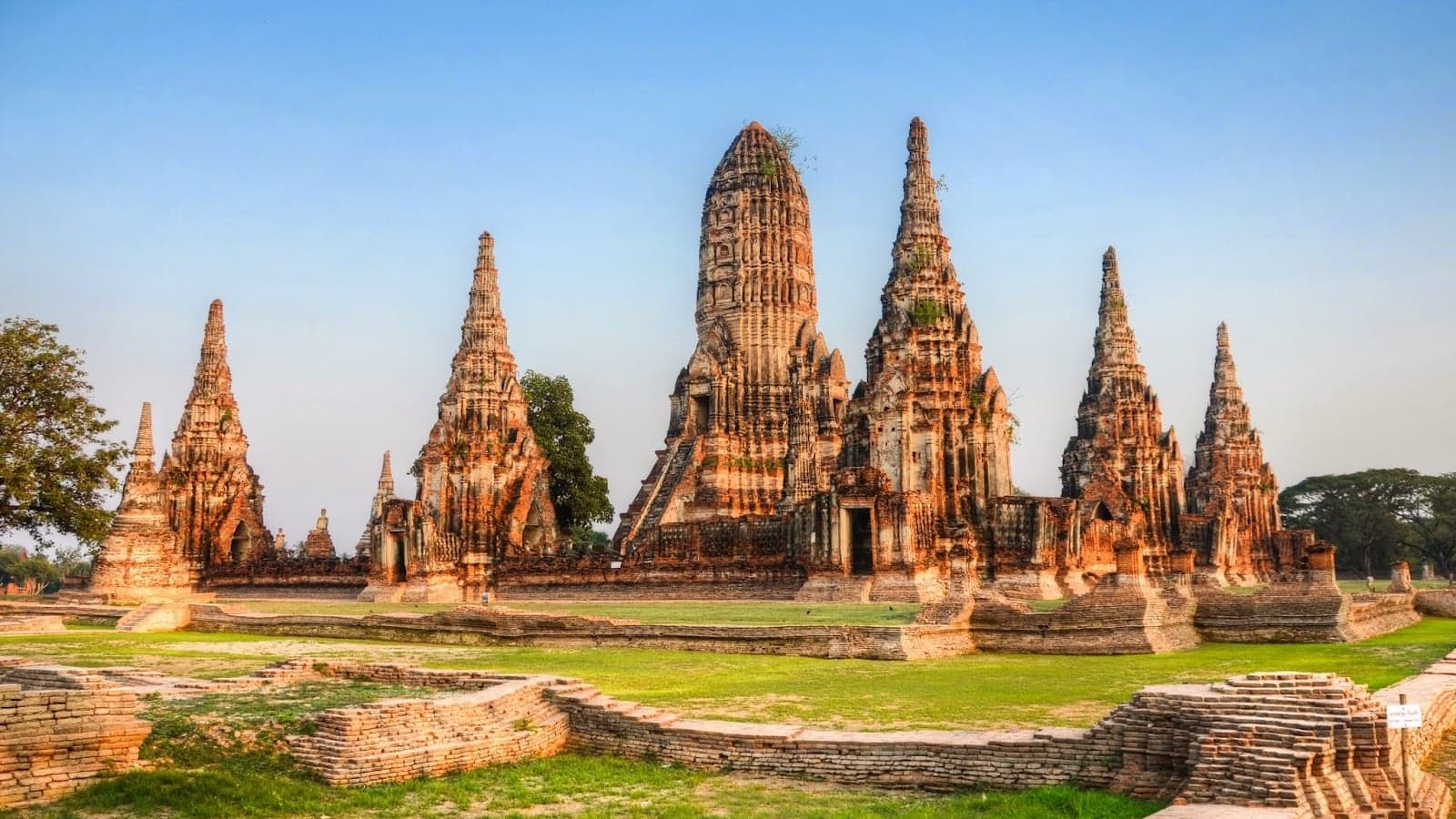 The historic ruins of Ayutthaya