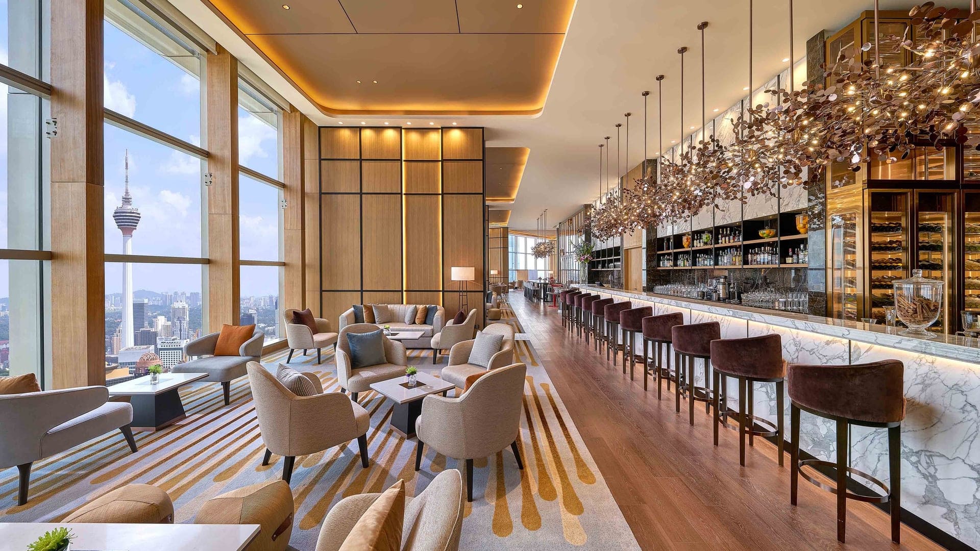 lounge & bar at banyan tree, kuala lumpur