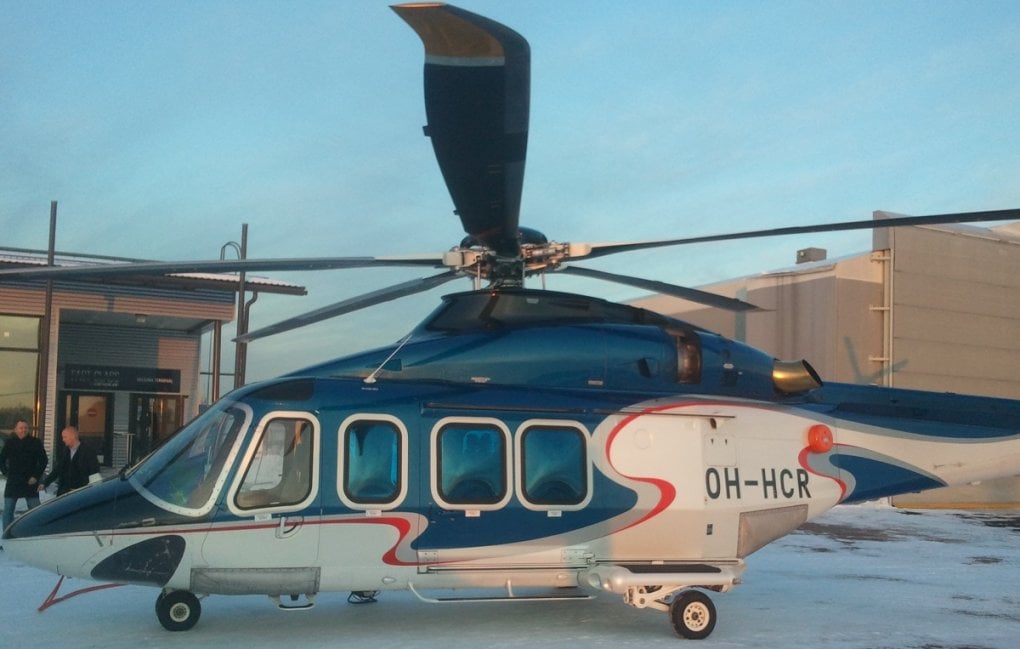 Test av helikopter i reguljärtrafik Helsingfors-Tallinn