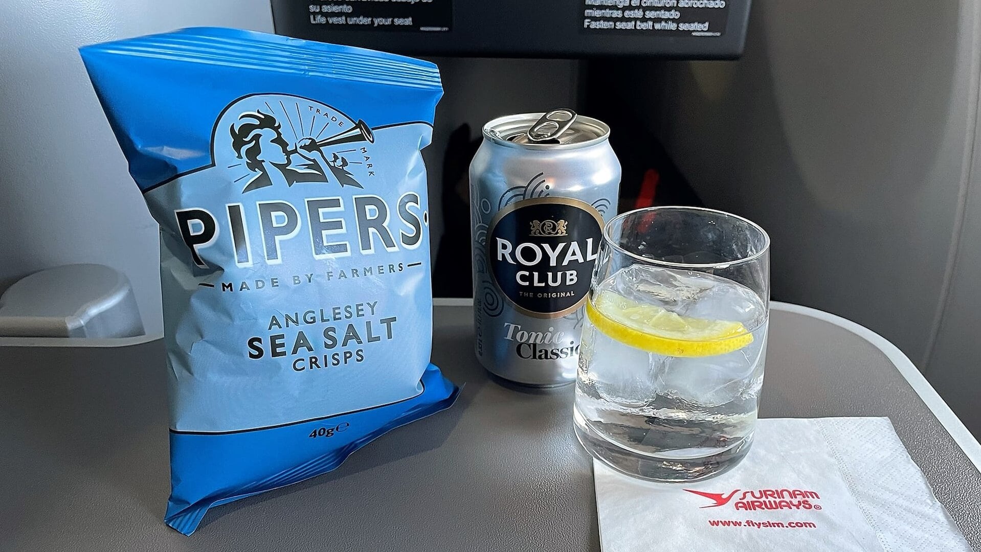 Airline review Beverages - Surinam Airways - 4