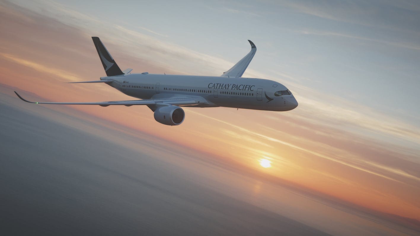Cathay Pacific har fått sitt første Airbus A350-1000