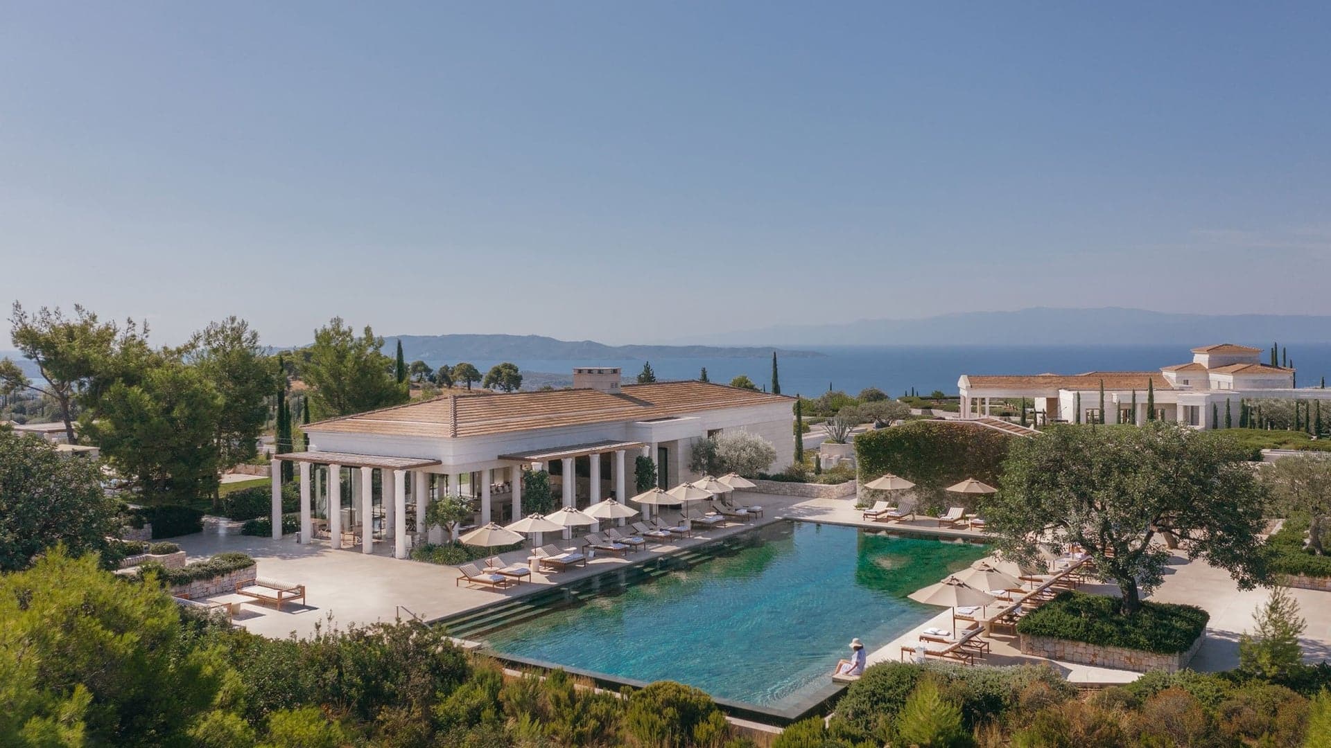 Amanzoe - the real star of Glass Onion: A Knives Out Mystery