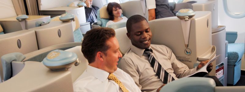 De beste business class setene når man reiser sammen