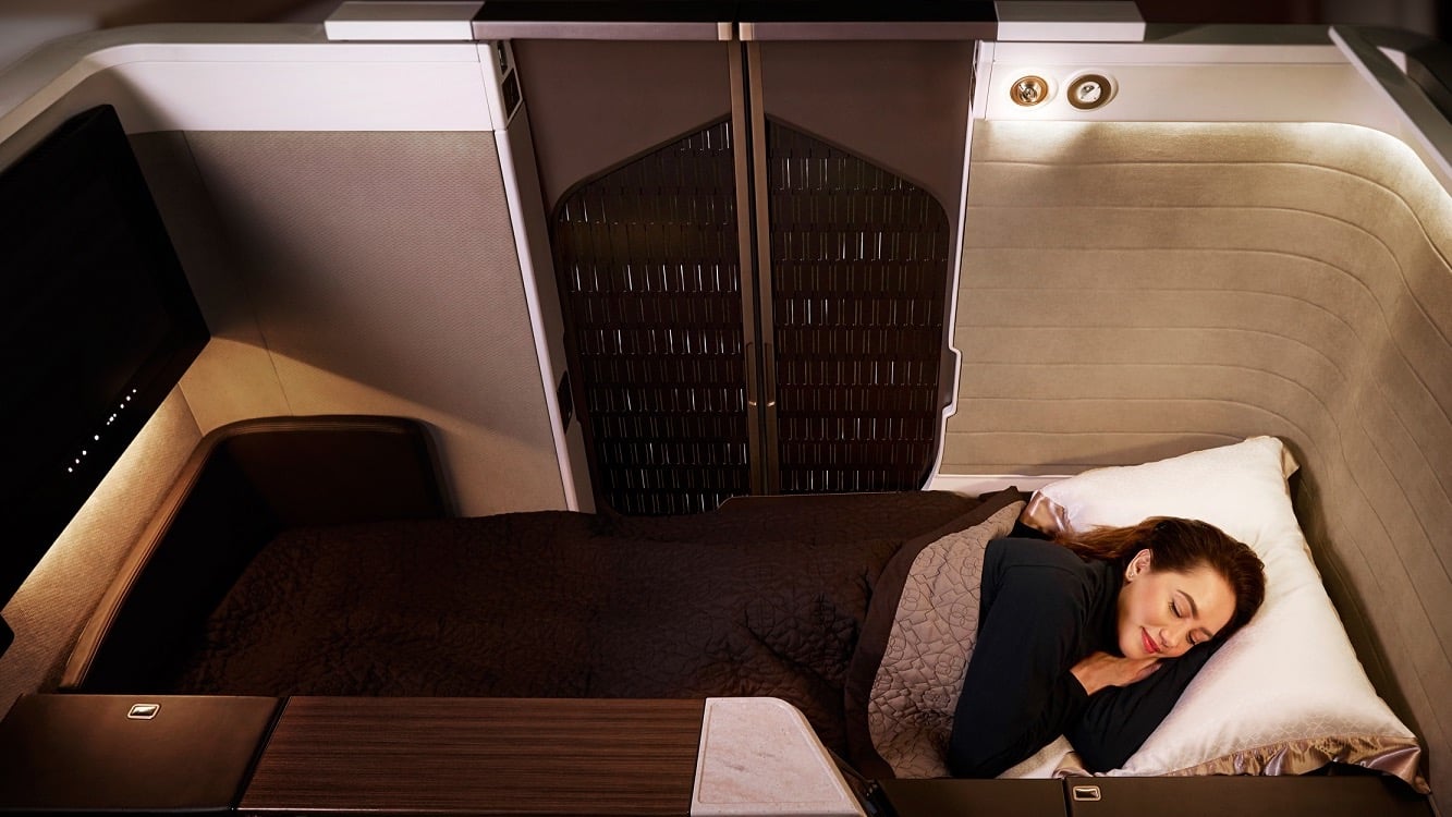 Airline review Cabin & Seat - Oman Air - 5