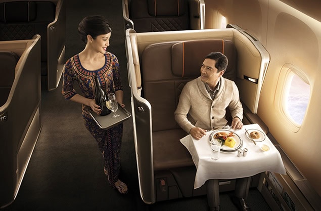 Singapore Airlines serves the best wine in the air