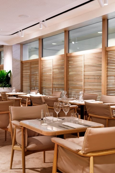 Check out Qantas new First lounge in Singapore - Workspace