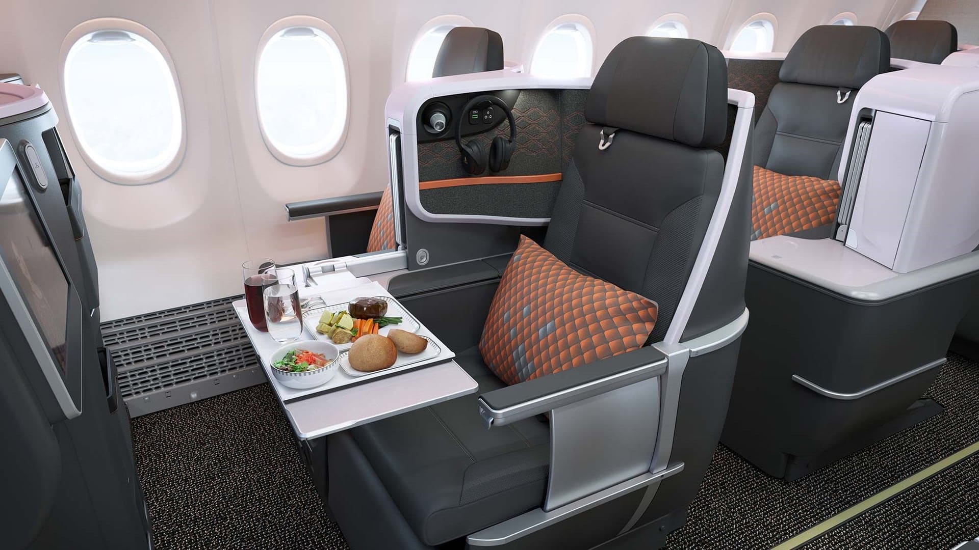 Singapore Airlines unveils a new Business Class flat-bed for its short-haul aircraft