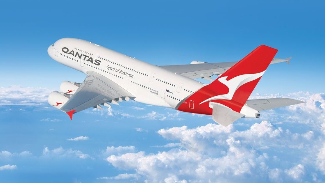 "Room Service Supper" on Qantas Business Class