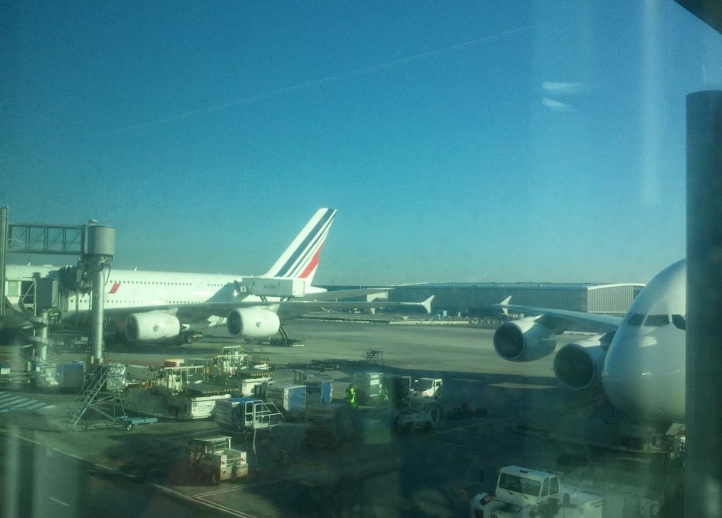 Del 2 av En annorlunda semester: 31 flyg på 9 dagar ... i ekonomiklass på Skyteam - Air France DL8496: Paris till Washington – Transatlantisk Economy på Airbus A380 - 1