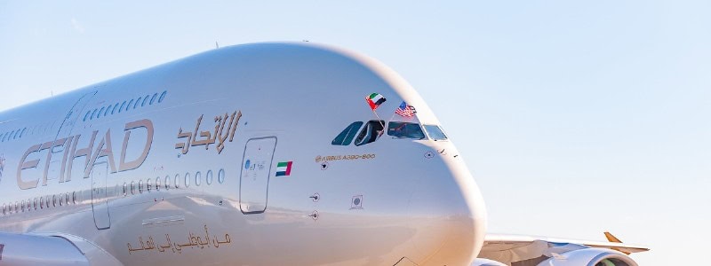 Premiere for Etihads A380 til New York