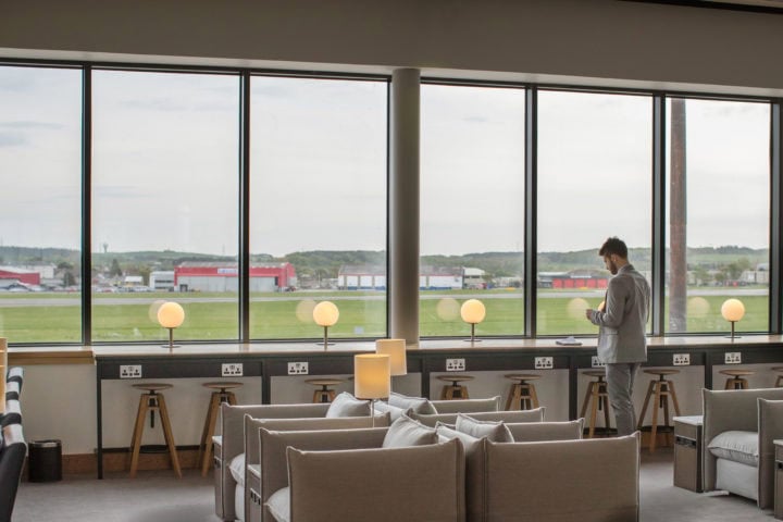 Slik er British Airways nye businessclasslounge på Aberdeen Airport - 5