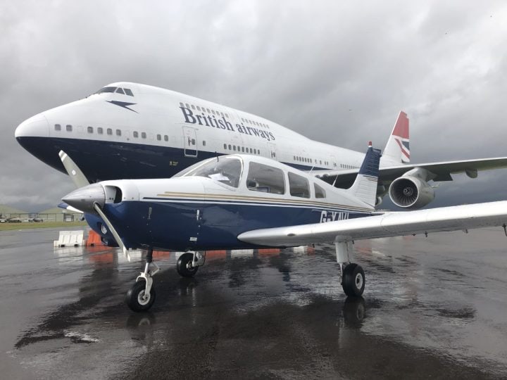 An iconic British Airways Boeing 747 aircraft is transformed into a cinema and museum - 2