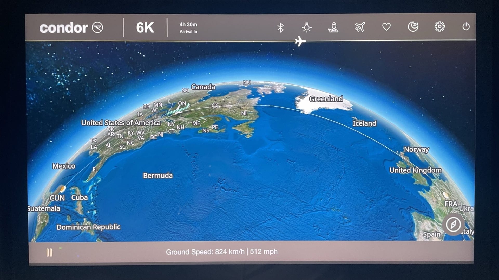 Airline review Entertainment - Condor - 6